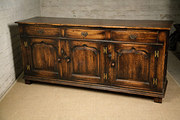 Solid Oak Dresser Base