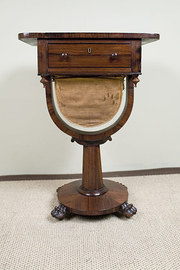 Victorian Rosewood Pedestal Wo