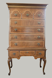 Walnut Chest On Cabriole Leg S