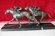 Horse Racing Bronze