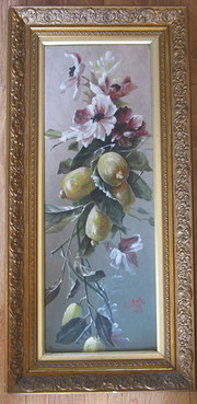 Lemon Flowers Oil Painting