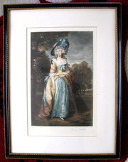 Mezzotint Lady Sheffield