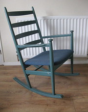 Retro Danish Rocking Chair Nei