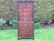 Chippendale Style Mahogany Che