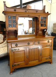 arts  crafts oak sideboard
