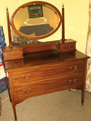 antique furniture inlaid mahogany dressing table inlaid mahogany dressing table