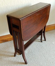inlaid mahogany sutherland tab