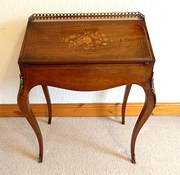 inlaid rosewood bureau