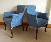 pair of library chairs