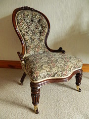 victorian spoon back salon cha