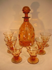 Thomas Webb Amber Bulls Eye De