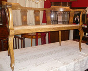 Edwardian mahogany inlaid couc