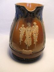 Doulton Lambeth Cycle Jug