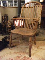 antique furniture stick back windsor cha Antique stick back windsor cha