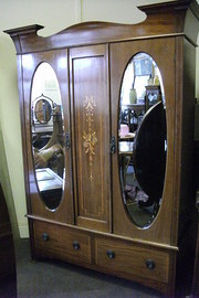 Art nouveau wardrobe