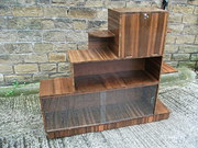 Retro walnut bookcase