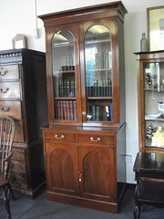 Victorian mahogany cupboard bo
