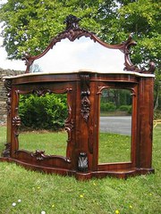 Victorian rosewood credenza