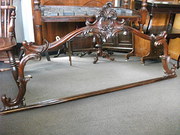 Victorian rosewood overmantle