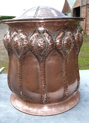 Copper Arts  Crafts Coal Bin