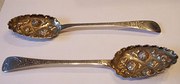 Pair George IV Irish Silver Be