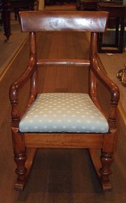 Victorian Mahogany Childs Rock