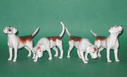 Beswick Set of Foxhounds 2nd V