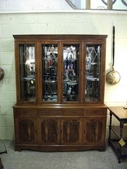 Yew Wood Display CabinetBookca