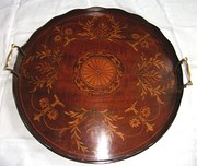 Antique Inlaid Tray