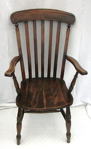 Antique LathBack Kitchen Winds