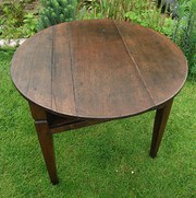 Antique Oak Cricket Table