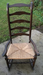 Antique Ormskirk Ladder Back R