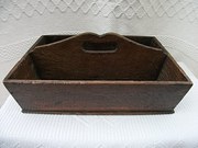 Antique  Oak Cutlery Tray