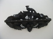 Antique carved Black Forest pi