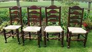 Antique set of 4 Lancashire La