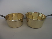 Antique Brass Pans