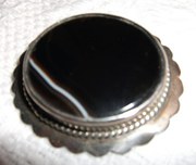 Victorian Agate Brooch