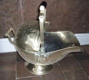 Victorian Brass Embossed Coal