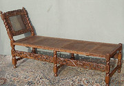antique furniture 17thcentury walnut daybed 17thCentury Walnut Daybed