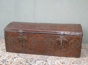 17th century Leather brass stu