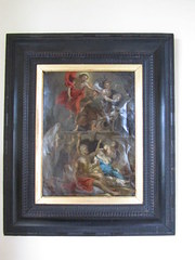 17thc oil on copper Religious