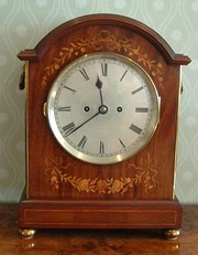 Mahogany bracket clock
