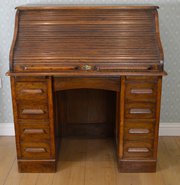 Oak Roll top desk
