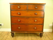 Victorian Mahogany Chest Of Dr