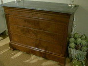 French marble top commode