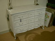 French painted chest of draws
