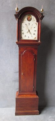 antique clocks & timepieces an oak longcase by wainwright AN OAK LONGCASE BY WAINWRIGHT