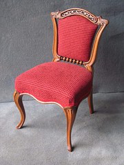A  FRENCH STYLE CHILDS CHAIR