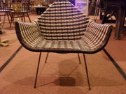 1960s Retro tub chairblack and