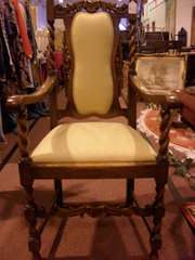 Oak Barley twist Carver chair